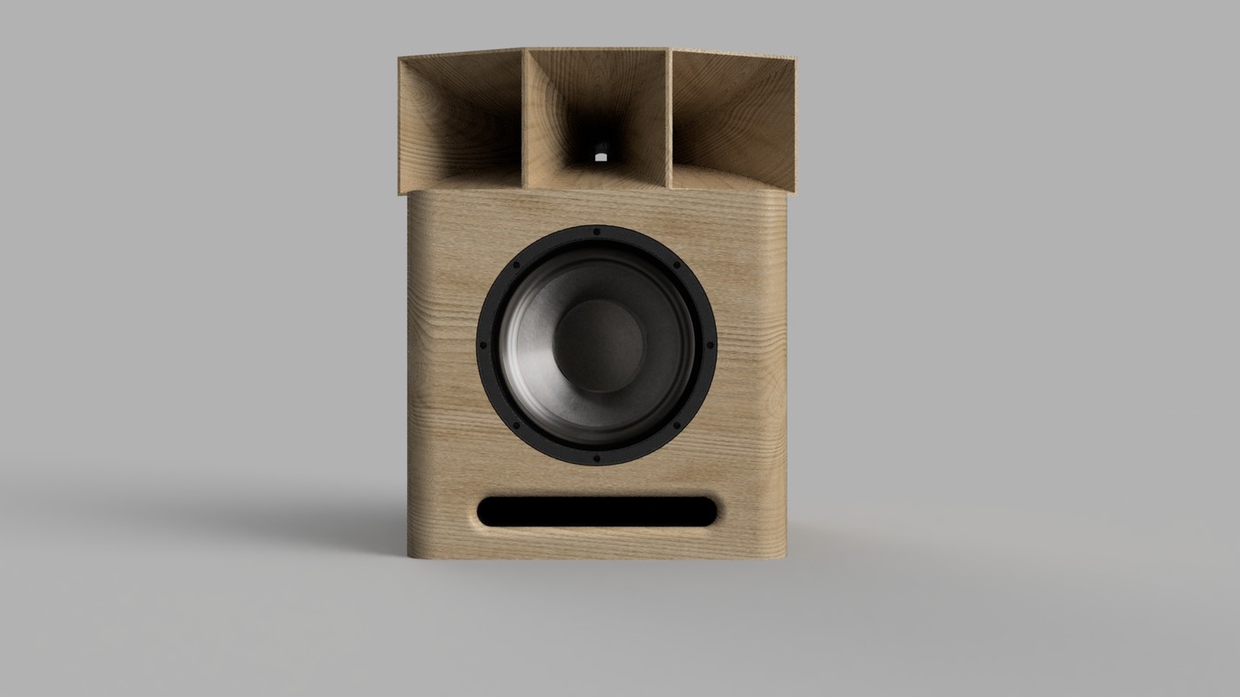 Front view of the speaker